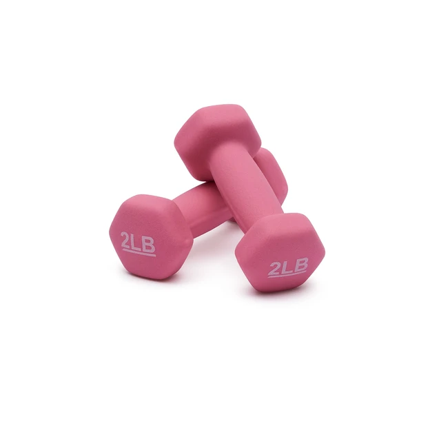 Alt view image 3 of 4 - Amazon Basics Neoprene Dumbbell Hand Weights for Exercise and Muscle Toning