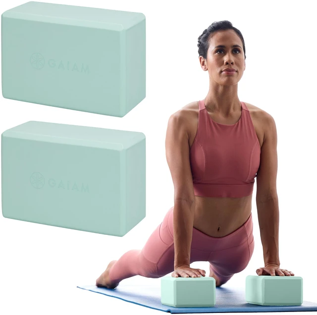 Main image of Gaiam Yoga Block - Supportive Latex-Free Eva Foam - Soft Non-Slip Surface with Beveled Edges for Yoga, Pilates, Meditation