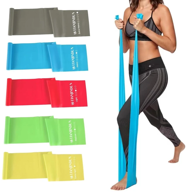 Main image of Resistance Bands for Working Out, Physical Therapy, Exercise, Pilates, Yoga
