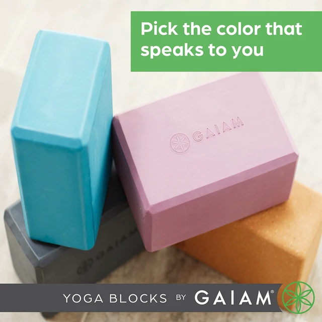 Alt view image 3 of 7 - Gaiam Yoga Block - Supportive Latex-Free Eva Foam - Soft Non-Slip Surface with Beveled Edges for Yoga, Pilates, Meditation