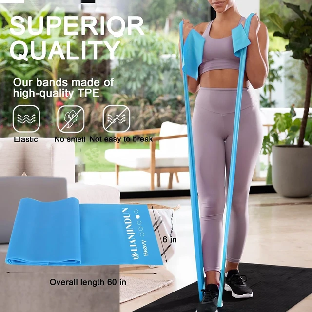Alt view image 4 of 6 - Resistance Bands for Working Out, Physical Therapy, Exercise, Pilates, Yoga