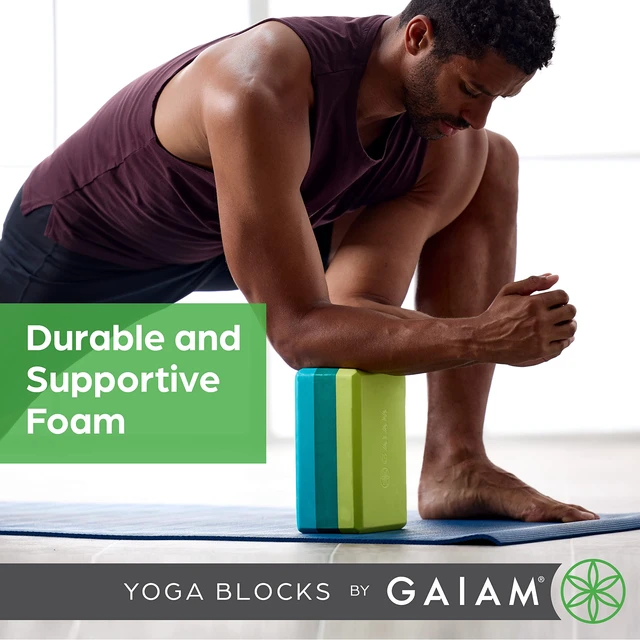 Alt view image 4 of 7 - Gaiam Yoga Block - Supportive Latex-Free Eva Foam - Soft Non-Slip Surface with Beveled Edges for Yoga, Pilates, Meditation