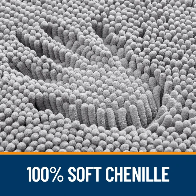 Alt view image 3 of 7 - OLANLY Bathroom Rugs 30x20, Extra Soft Absorbent Chenille Bath Rugs
