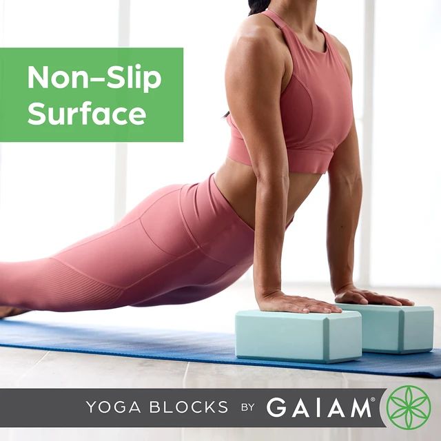 Alt view image 5 of 7 - Gaiam Yoga Block - Supportive Latex-Free Eva Foam - Soft Non-Slip Surface with Beveled Edges for Yoga, Pilates, Meditation
