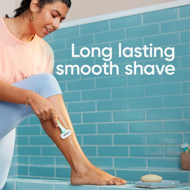 Alt view image 2 of 7 - Gillette Venus Extra Smooth Sensitive Disposable Razors for Women with Sensitive Skin, 2 Count