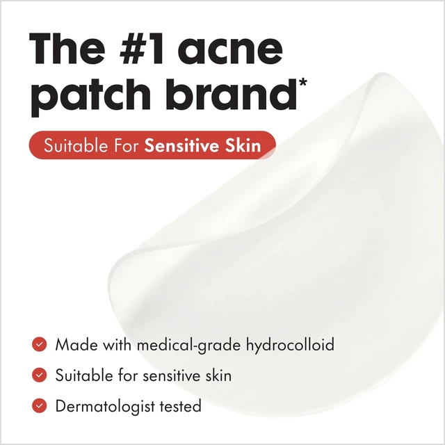 Alt view image 6 of 7 - Mighty Patch Hero Cosmetics Original Nighttime Acne Pimple Patches, 36 Ct
