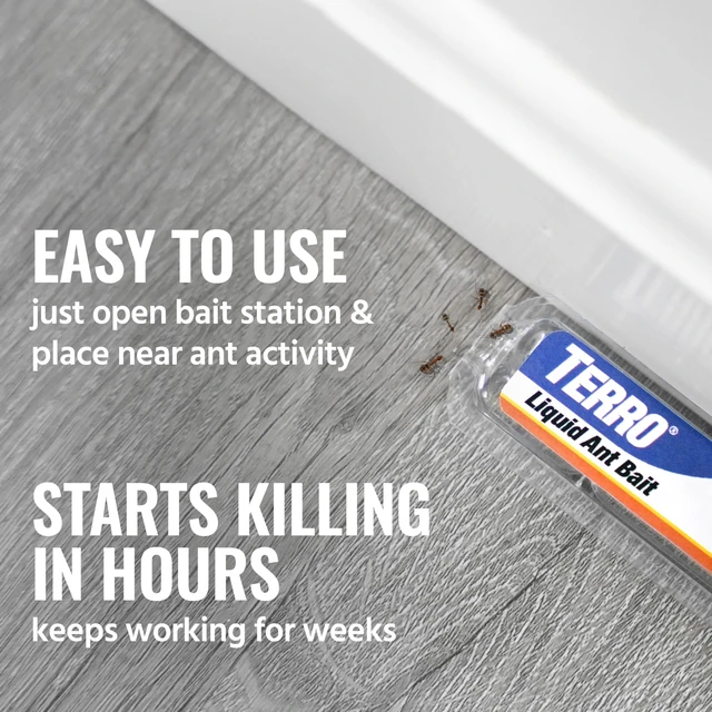 Alt view image 5 of 7 - TERRO Liquid Ant Killer Bait Stations, 12-Pack, Indoor Ant Traps, T300B