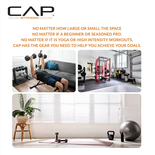 Alt view image 7 of 7 - CAP Barbell Neoprene Dumbbell Weights Pairs & Sets | Black