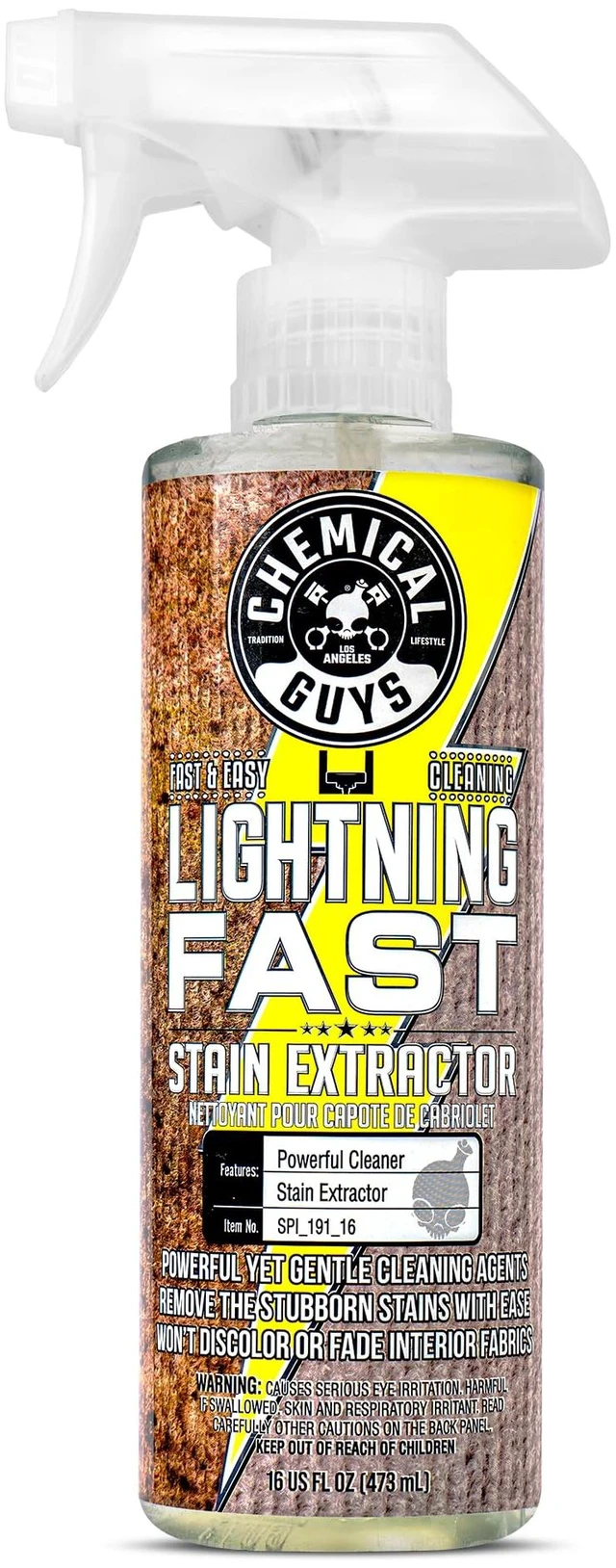 Main image of Chemical Guys, Lightning Fast Carpet & Upholstery Stain Extractor, 16 oz