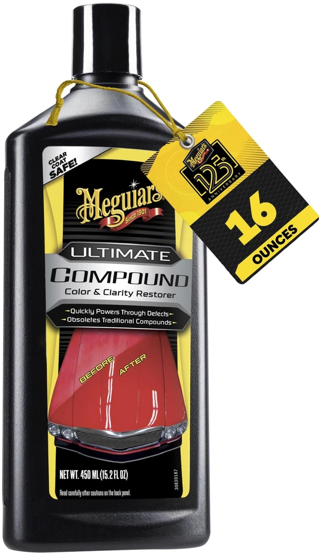 Main image of Meguiar's Ultimate Compound, Pro-Grade Car Scratch Remover, 15.2 Oz