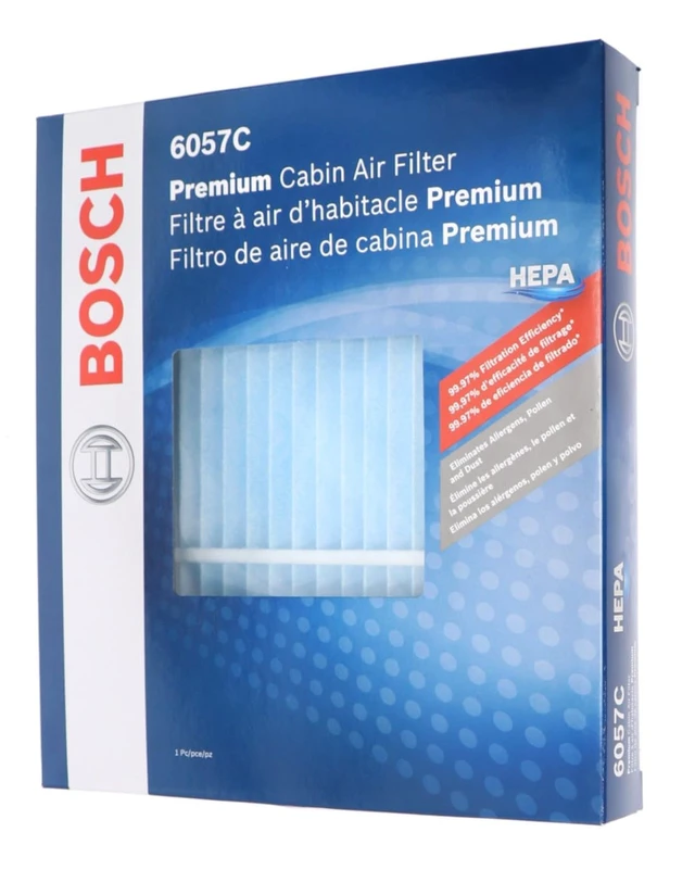 Alt view image 5 of 5 - BOSCH 6057C HEPA Cabin Air Filter - 3 Layer Protection For A Healthier Ride