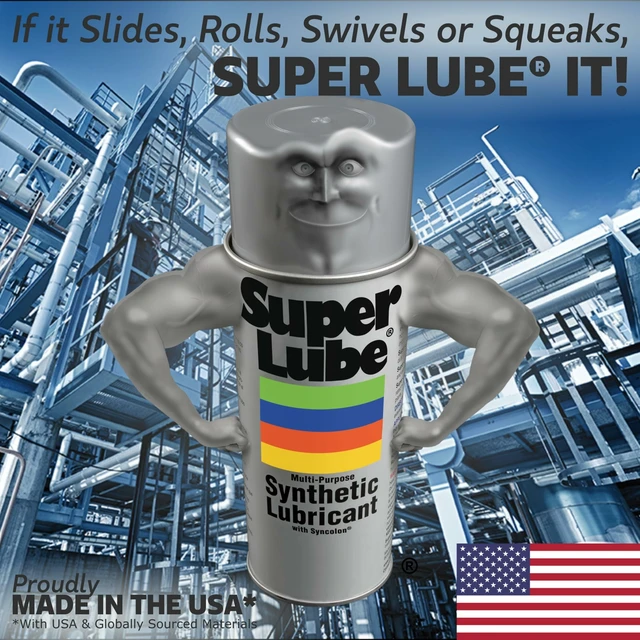 Alt view image 6 of 6 - Super Lube Multi-Purpose Synthetic Grease w/ Syncolon - High Temperature, Water & Corrosion Resistant Grease - Workshop & Industrial Use - Food Grade - Translucent White - Tube - 3 oz (21030)