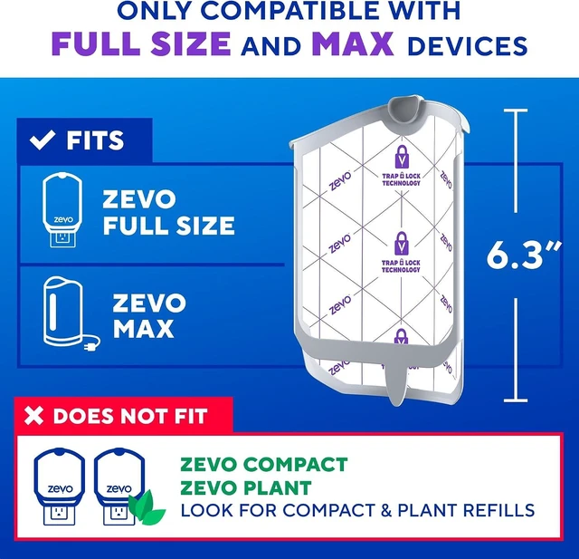 Alt view image 7 of 7 - Zevo Flying Insect Trap Refill Cartridges for Fruit Flies & Gnats, 4 Count