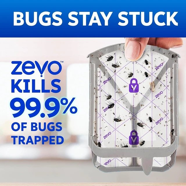 Alt view image 4 of 7 - Zevo Flying Insect Trap Refill Cartridges for Fruit Flies & Gnats, 4 Count