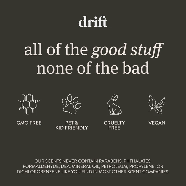 Alt view image 6 of 6 - Drift Original Wood Air Freshener Teak Scent Starter Kit - Car Odor Eliminator, Long Lasting, Metal Clip, Essential Oils, Clean Ingredients