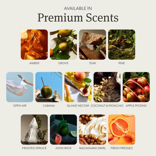 Alt view image 4 of 6 - Drift Original Wood Air Freshener Teak Scent Starter Kit - Car Odor Eliminator, Long Lasting, Metal Clip, Essential Oils, Clean Ingredients
