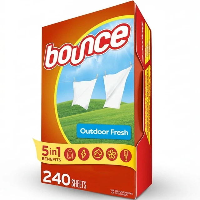 Main image of Bounce Fabric Softener Sheets, Outdoor Fresh Scent, 240 Count
