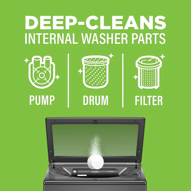 Alt view image 5 of 6 - Affresh Washing Machine Cleaner, #1 Washing Machine Cleaner Tablet, 6 Count