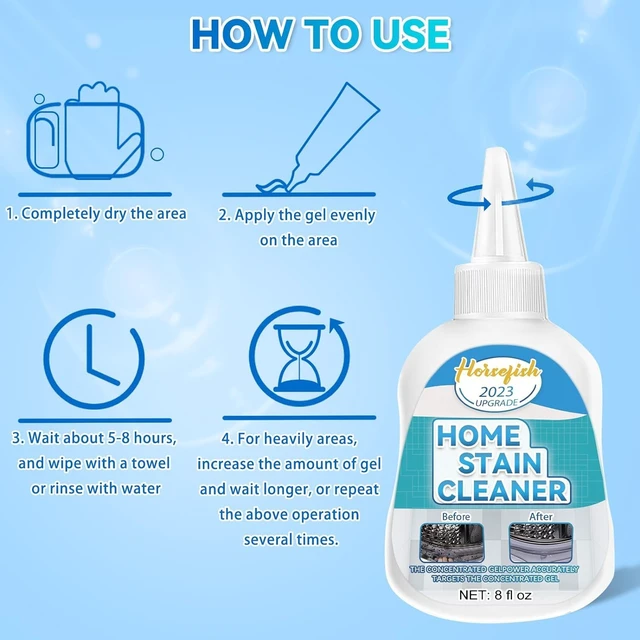 Alt view image 5 of 7 - Home Remover Gel, 8 Fl Oz Household Washing Machine Cleaner for Washing Machine, Refrigerator Strips, for Tiles Grout Sealant Bathroom Cleaning Home Kitchen Sinks Cleaning Grout Cleaner