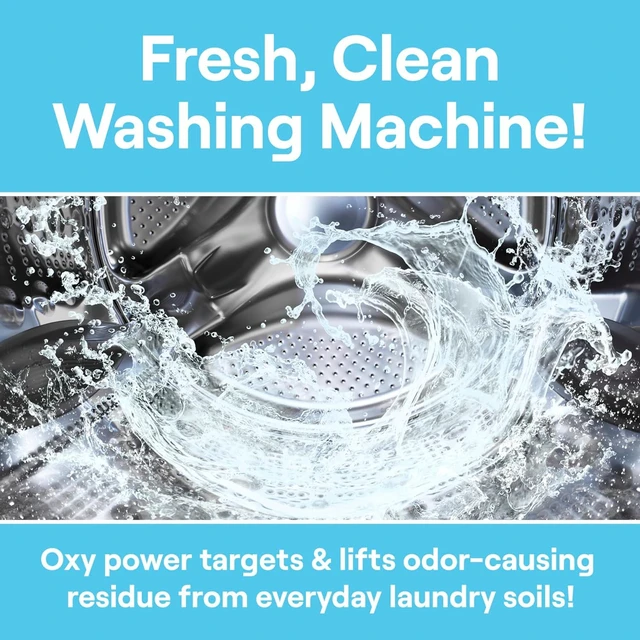 Alt view image 3 of 7 - Seventh Generation Washing Machine Cleaner 6 Count Free & Clear Targets Odor-Causing Residue Powered by Oxy Power 4.2 oz