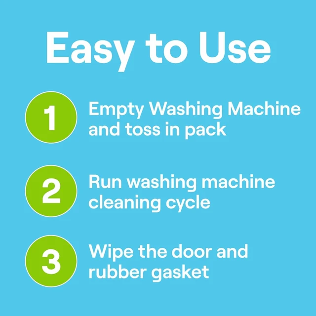 Alt view image 7 of 7 - Seventh Generation Washing Machine Cleaner 6 Count Free & Clear Targets Odor-Causing Residue Powered by Oxy Power 4.2 oz