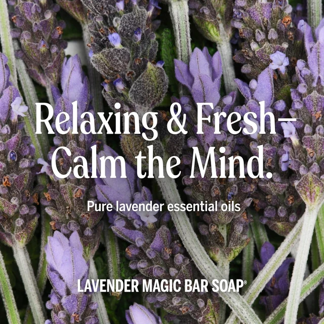 Alt view image 6 of 6 - Dr. Bronner's Pure-Castile Bar Soap Lavender, 5 oz, 2-Pack