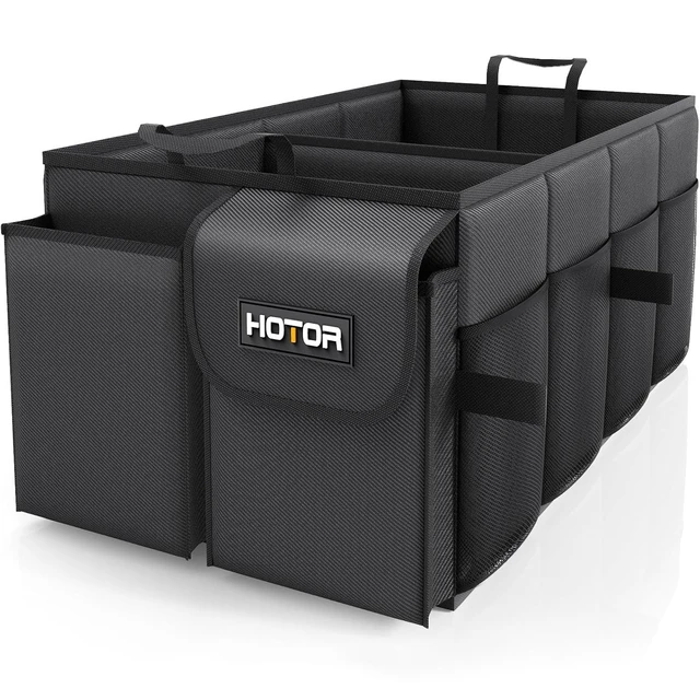 Alt view image 3 of 6 - HOTOR Foldable Trunk Organizer for SUV and Sedan Storage