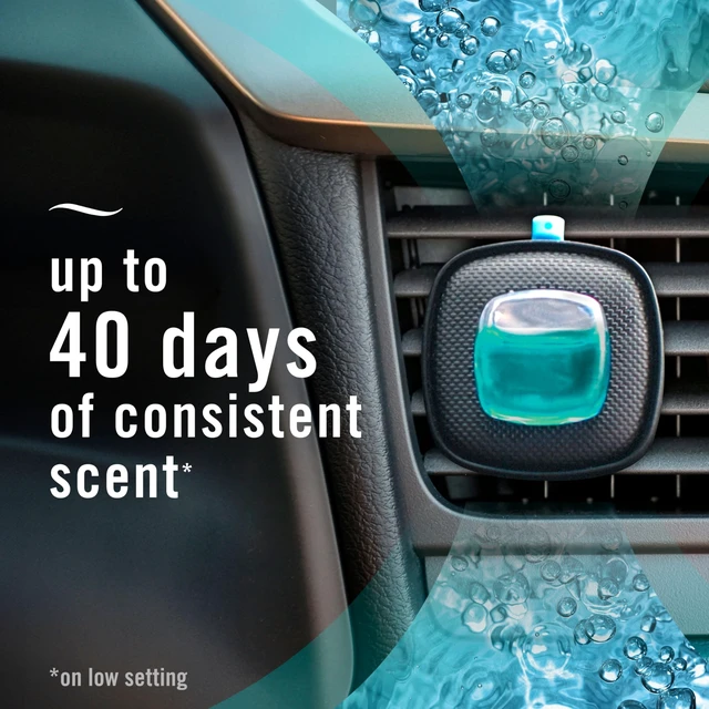 Alt view image 4 of 6 - Febreze Unstopables Fresh Scent Car Vent Clip Air Freshener, Odor-Fighting, Long Lasting, 0.07 fl oz, 4 Count