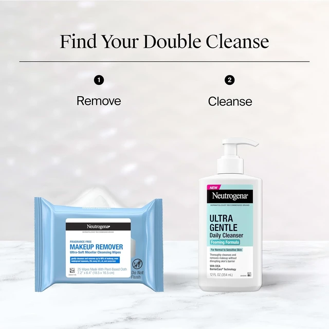 Alt view image 6 of 6 - Neutrogena Makeup Remover Wipes, 2-Pack of 25 Count, Fragrance-Free