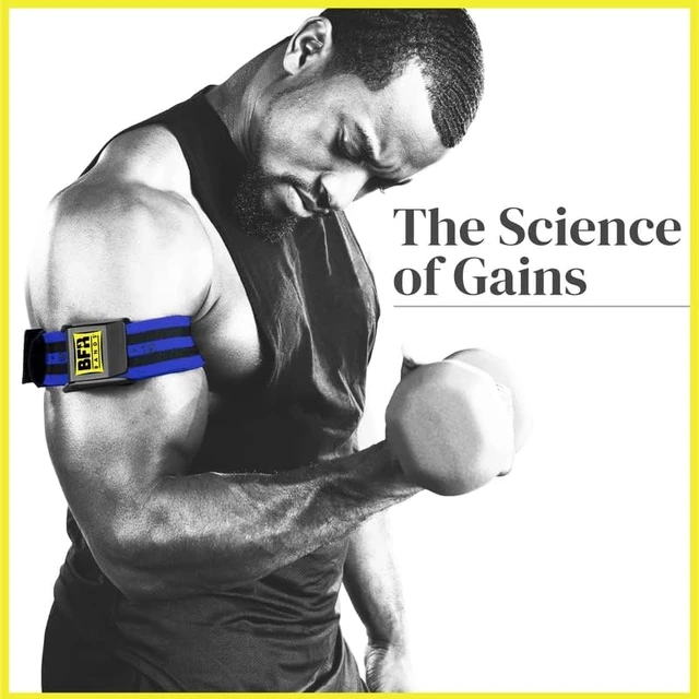 Alt view image 5 of 7 - BFR BANDS PRO Blood Flow Restriction Bands for Arms, Legs & Glutes Occlusion Training, Help Gain Muscle Without Heavy Weight Lifting, Quick-Release Strong Elastic Strap for Men & Women
