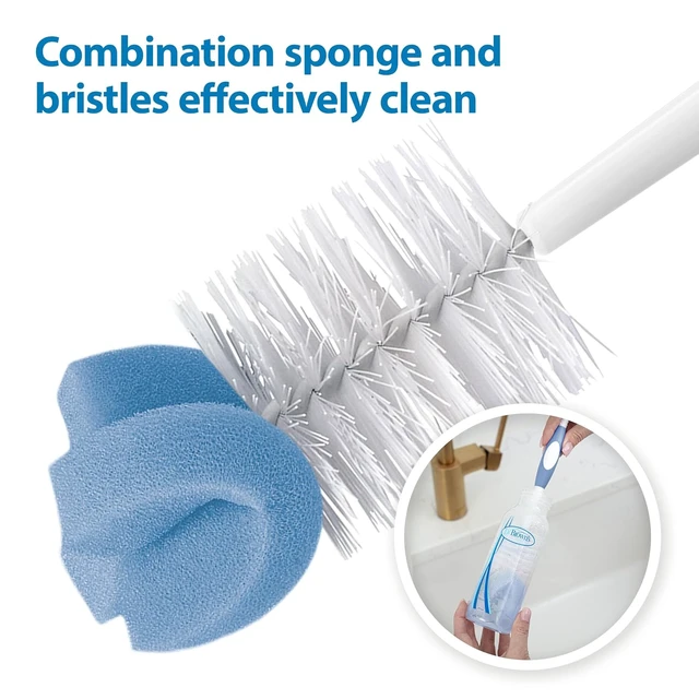 Alt view image 2 of 7 - Dr. Brown's Bottle Brush, Blue, 3-Pack