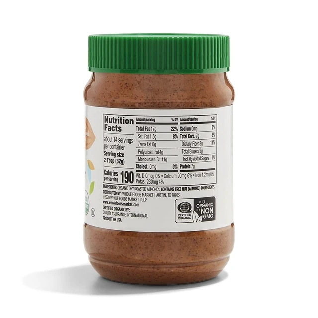 Alt view image 2 of 4 - 365 by Whole Foods Market, Organic Creamy Almond Butter, 16 Ounce