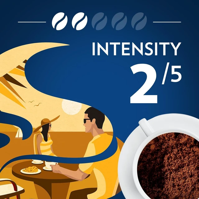 Alt view image 2 of 6 - Lavazza Breakfast Blend Gran Aroma Ground Coffee 12oz Bag, Light Roast, Smooth and Aromatic Taste, Intensity 2/5, 100% Arabica, Ideal for Drip Brewers, (Pack of 1) - Package May Vary