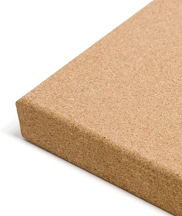 Alt view image 3 of 6 - U Brands Cork Bulletin Board, Frameless, 14 x 14 Tile, 1 Count, Natural