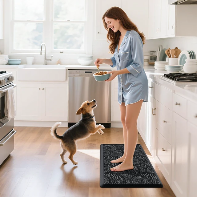 Alt view image 3 of 7 - Mattitude Kitchen Mat, Waterproof Non-Slip Standing Mats and Rugs
