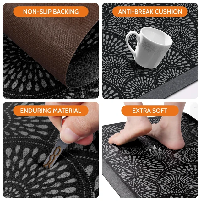 Alt view image 4 of 7 - Mattitude Kitchen Mat, Waterproof Non-Slip Standing Mats and Rugs