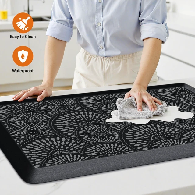 Alt view image 5 of 7 - Mattitude Kitchen Mat, Waterproof Non-Slip Standing Mats and Rugs