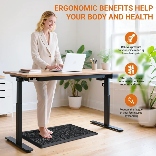 Alt view image 6 of 7 - Mattitude Kitchen Mat, Waterproof Non-Slip Standing Mats and Rugs