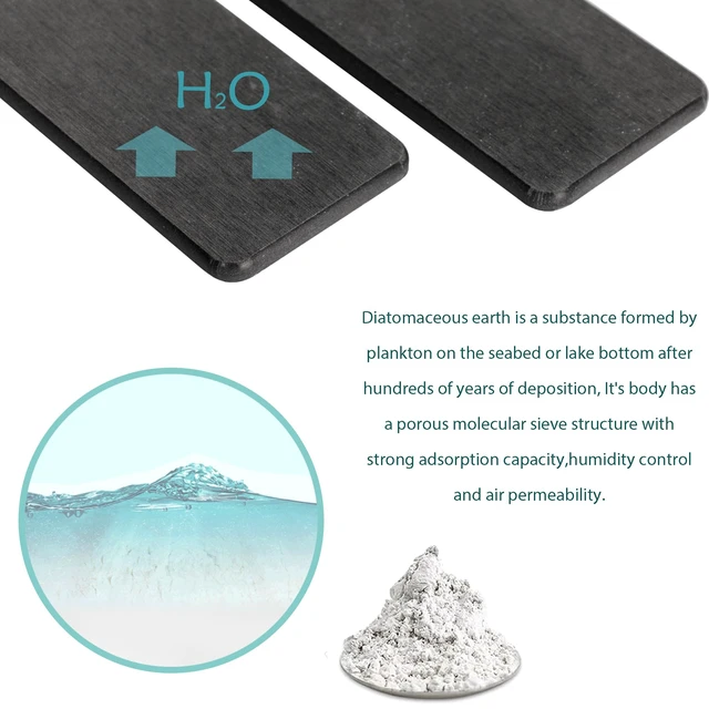 Alt view image 3 of 7 - NiuYichee Set of 4 Water Absorbent Diatomite Coasters, Dish Soap Stone Tray