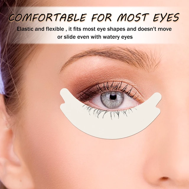 Alt view image 7 of 7 - WLLHYF 200 PCS Foam Eye Pads for Lash Extensions, Waterproof Pre Cut Eyelash Tape Lint Free Sticky Under Eyes Pads Lash Tech Supplies Fit Most Eye Shape
