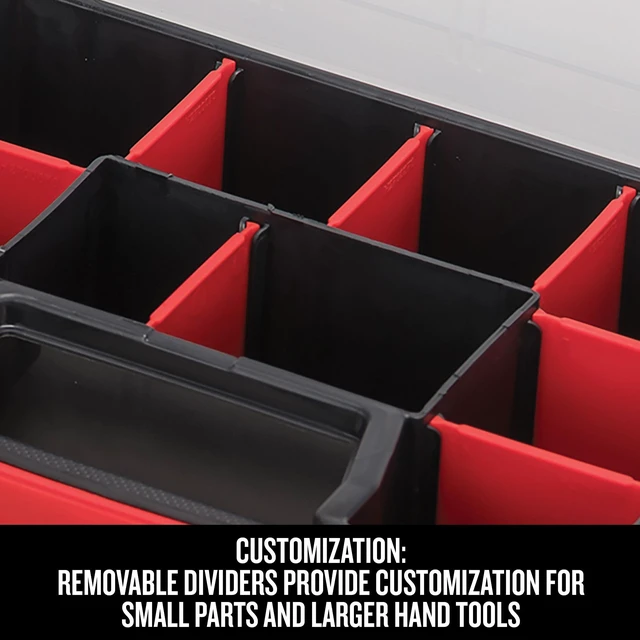 Alt view image 3 of 7 - CRAFTSMAN 10-Compartment Small Tool Storage Organizer, Plastic (CMST14021)