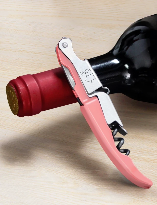 Alt view image 7 of 7 - CORKAS Wine Key - 2Pack Handcrafted Professional Waiters Corkscrew, Compact Heavy Duty Wine Opener with Double Hinged, Foil Cutter and Bottle Opener, Birthday Gifts for Severs, Sommelier, Bartenders