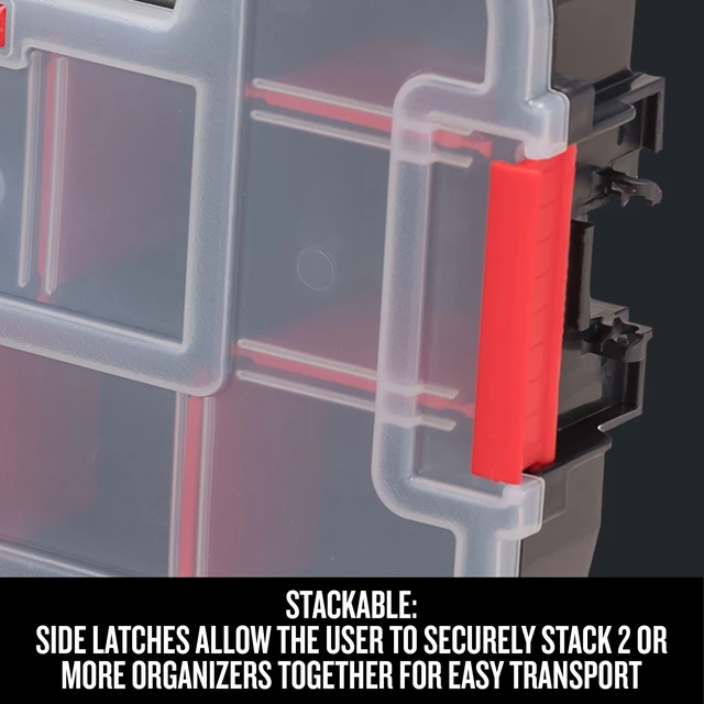 Alt view image 4 of 7 - CRAFTSMAN 10-Compartment Small Tool Storage Organizer, Plastic (CMST14021)