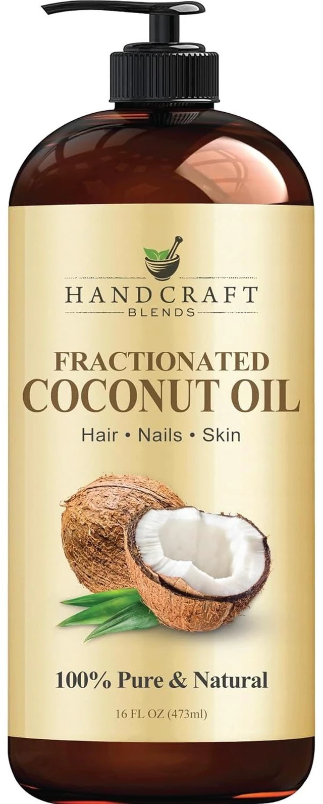 Main image of Handcraft Blends Fractionated Coconut Oil - 16 Fl OzHandcraft Blends Fractionated Coconut Oil - 16 Fl Oz