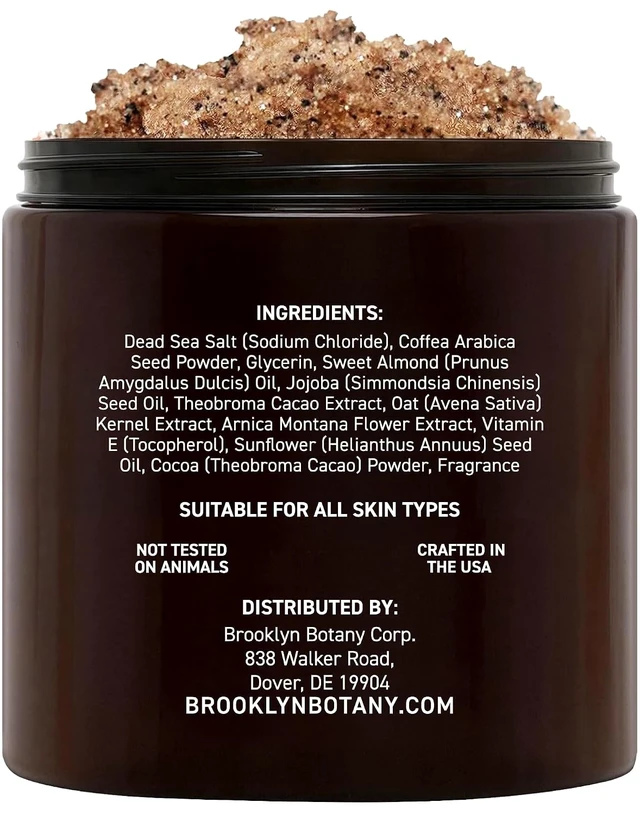 Alt view image 2 of 7 - Brooklyn Botany Arabica Coffee Body Scrub - 10 oz