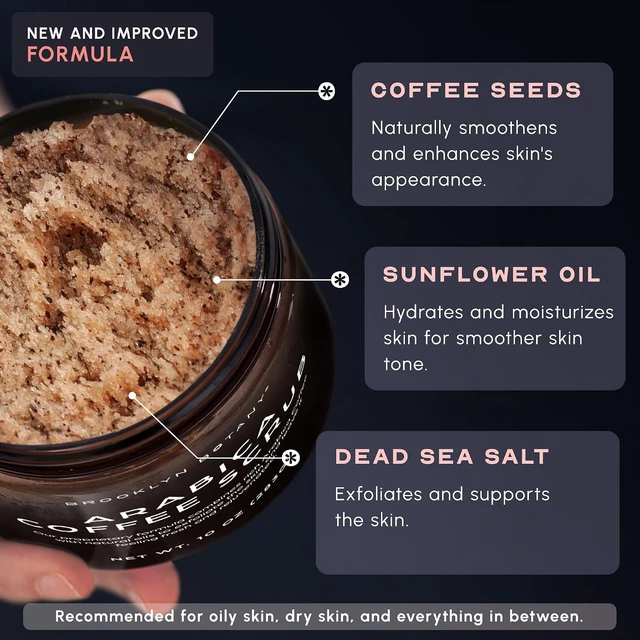 Alt view image 4 of 7 - Brooklyn Botany Arabica Coffee Body Scrub - 10 oz