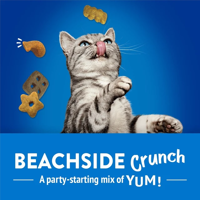 Alt view image 6 of 7 - Friskies Purina Party Mix Beachside Crunch Cat Treats, 20 oz Pouch