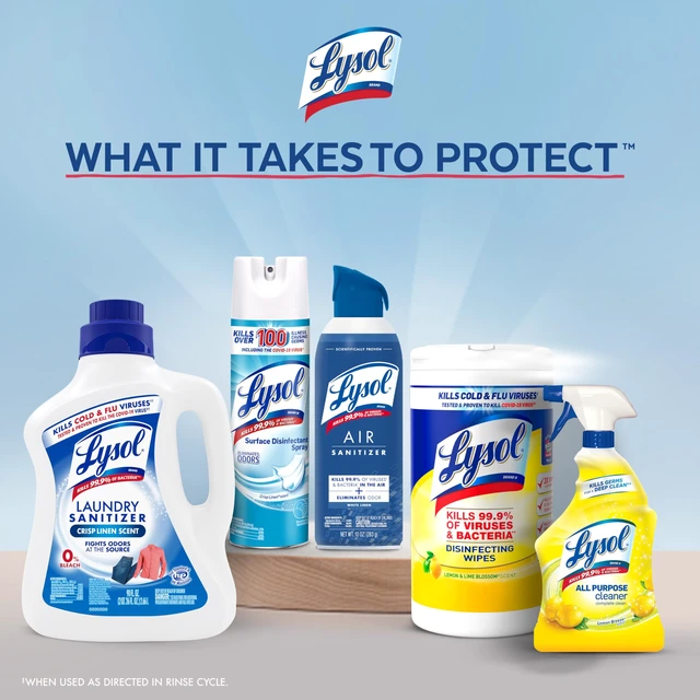 Alt view image 7 of 7 - Lysol Laundry Sanitizer Liquid, Detergent Additive, Crisp Linen, 41oz