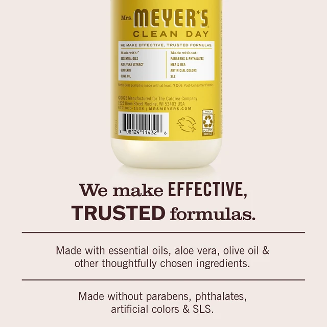 Alt view image 4 of 7 - MRS. MEYER'S CLEAN DAY Hand Soap, Daisy Scent, 12.5 Fl Oz Bottle