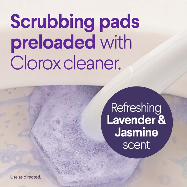 Alt view image 2 of 7 - Clorox Scentiva ToiletWand Refills, Lavender and Jasmine, 10 Count